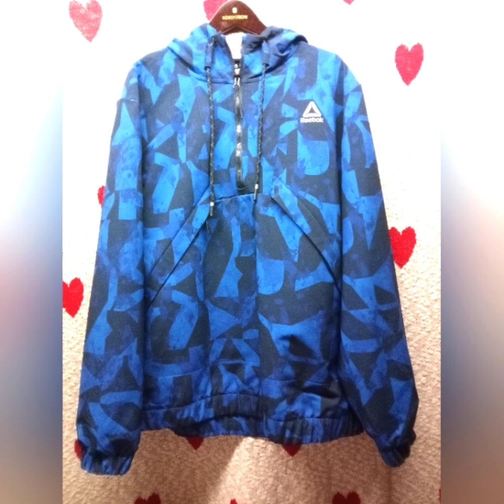 Reebok NWT Mens Medium Pullover Jacket